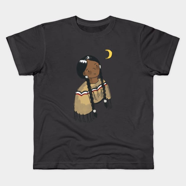 Goodnight Magpie Kids T-Shirt by librariankiddo